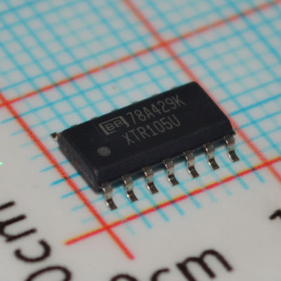 XTR105U Precision 4-20mA Current Loop Transmitter z RTD Sensor Excitation Linearization, 2-Wire Operation 5V Regulator 60V Compliance 0,1% Accuracy and Wide 7.5-36V Supply w pakiecie SO-14