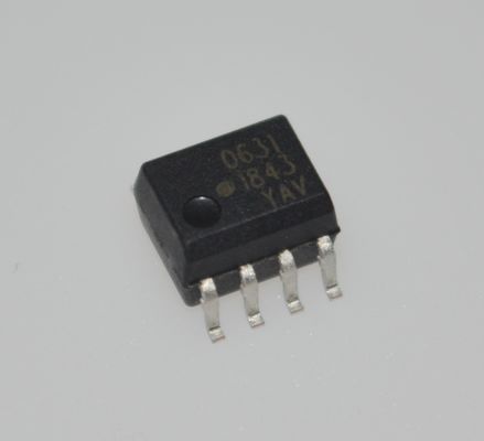 Ultra-kompaktowy HCPL-0631-500E Wysoki CMR 3,5 kV/μs 10 kV/μs Izolacja 1mA Niski prąd Wysoka temperatura 110°C 5 kV Izolacja Wysoka prędkość 1MBd Szeroki Vcc 2,7-5,5V Pakiet SOIC-8