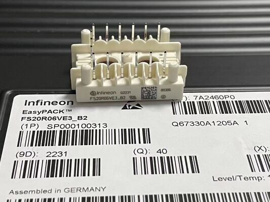 FS20R06VE3_B2 600V 20A IGBT Moduł Trenchstop Technologia Niska VCEsat Szybkie przełączanie zintegrowane NTC PressFIT Kontakt Wysoka gęstość mocy ECONOIM-3 dla napędów