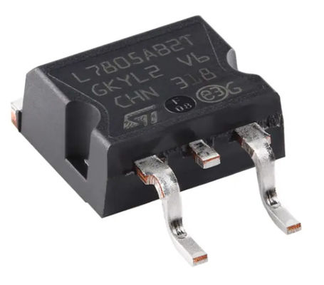 L7805ABD2T-TR 5V 1.5A Stały regulator napięcia TO-263-3 D2PAK (2 przewodów + tab) TO-263AB Pakiet Ochrona termiczna i przed zwarciem ±2% Tolerancja wyjściowa -40°C do +125°C Zakres Klasy motoryzacyjnej