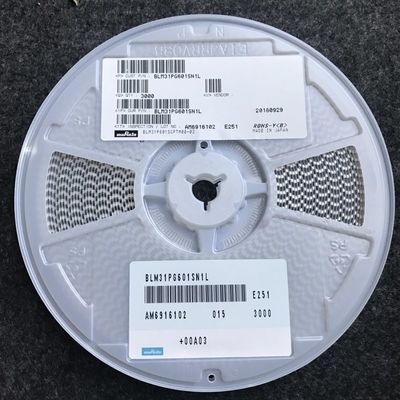 BLM31PG601SN1L 600Ω Koralik ferrytowy 1206 Rozmiar 3A Prąd znamionowy Wysoka impedancja przy 100MHz AEC-Q200 -55°C do +125°C