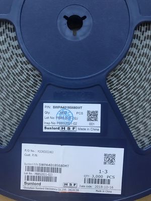 SWPA4018S680MT 68μH Induktor Mocy 4x4.8mm 3.2A Prąd Nasycenia 90mΩ DCR, -40°C~+125°C Rdzeń ze Stopu Metalu