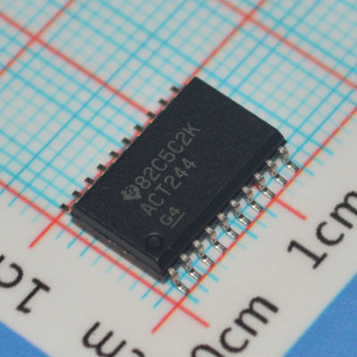 SN74ACT244DWR 3,3V/5V Ośmiokanałowy bufor 24mA, obciążenie SOIC-20, prędkość 4,5ns, kompatybilny z TTL, od -40°C do +85°C