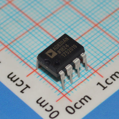 AD820AN 5MHz Precision Op Amp, ±18V zasilacz, 3mV Offset, 1μA Bias Current, DIP-8, od -40°C do +85°C