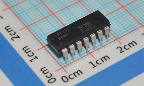 Układ scalony IR2110PBF, sterownik wysoki-niski 600V, prąd szczytowy 2A, logika 10V-20V, czas narastania 500ns, obudowa/opakowanie 14-DIP (7,62mm), -40°C do +125°C