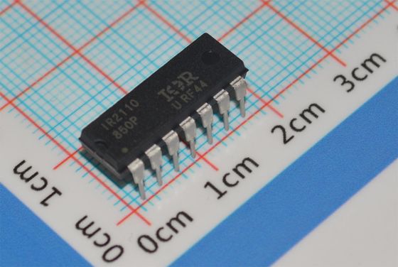Układ scalony IR2110PBF, sterownik wysoki-niski 600V, prąd szczytowy 2A, logika 10V-20V, czas narastania 500ns, obudowa/opakowanie 14-DIP (7,62mm), -40°C do +125°C