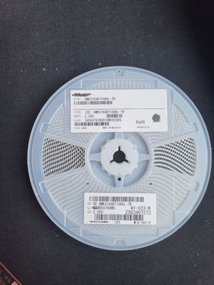 GMK316AB7106KL-TR 10μF 16V MLCC X5R 1206 ±10% Tol Low ESR -55°C do +85°C AEC-Q200