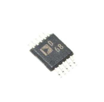 AD9833BRMZ Programmable DDS 12.65MHz Clock 0-12.5MHz Output SPI Interface, 2.3-5.5V, MSOP-10, -40°C to +105°C