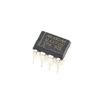 MAX705EPA Mikroprocesor Supervisor 4,65V Próg 200 ms Reset Pulse 5V Zapewnienie DIP-8 -40°C do +85°C