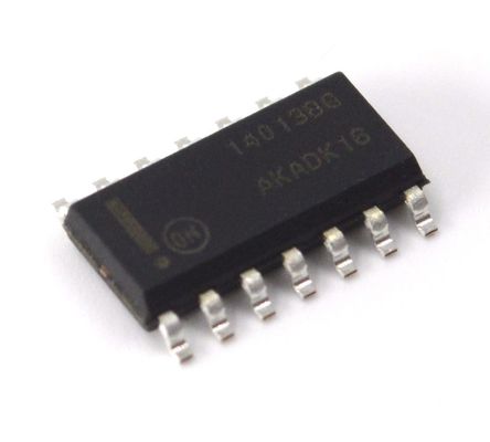 MC14013BDR2G Podwójny przerzutnik D, działanie 3V-18V, wysoka odporność na zakłócenia, niskie zużycie energii, SOIC-14, klasa przemysłowa