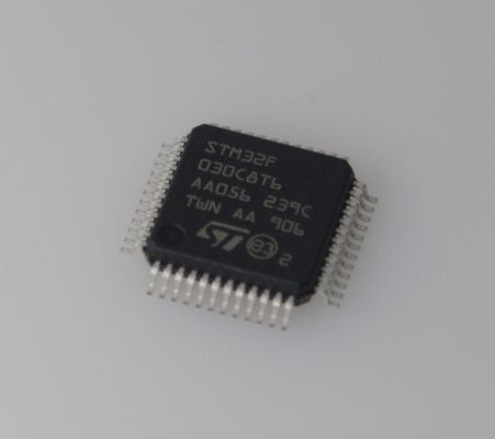 STM32F030C8T6 48MHz Cortex-M0 MCU 64KB Flash 8KB RAM 12-bitowy ADC niskokosztowy 5V Tolerant 37 GPIO i szeroki zakres temperatur dla solidnych wbudowanych projektów