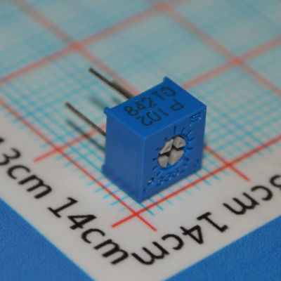 3362P-1-102LF Trimpot 1kΩ 10-obrot Precyzja potencjometru ±10% Tolerancja przez otwór Mount Cermet Element Niezawodna regulowalność Idealny do kalibracji i dostrojenia obwodu