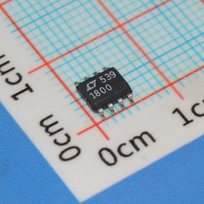 LT1800CS8#PBF Wzmacniacz operacyjny 100MHz pasmo przenoszenia, 450V/µs szybkość narastania, 3.5nV/√Hz szumy, zasilanie 2.7-12.6V, wejście/wyjście typu rail-to-rail, obudowa 8-Pin SOIC, -40°C do 85°C, niskie zużycie energii