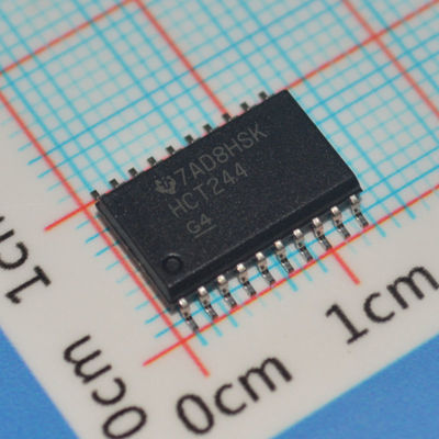 SN74HCT244DWR 3-stanowy bufor oktalny/przewodnik linii z prędkością HCT Kompatybilność LSTTL Wysoki prąd wyjścia szerokie napięcie robocze i zrównoważone opóźnienia rozprzestrzeniania