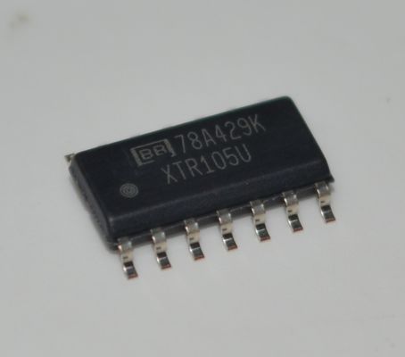 XTR105U Precision 4-20mA Current Loop Transmitter z RTD Sensor Excitation Linearization, 2-Wire Operation 5V Regulator 60V Compliance 0,1% Accuracy and Wide 7.5-36V Supply w pakiecie SO-14