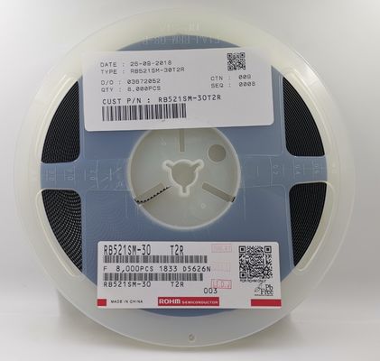 RB521SM-30 30V 200mA Dioda Schottky z ultra-niskim napięciem VF szybkim przełączeniem AEC-Q101 SOD-523 Ochrona odwrotnej polarności wolna od halogenów dla elektroniki motoryzacyjnej