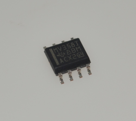 LMV358IDR Niskonapięciowy podwójny wzmacniacz operacyjny z wyjściem typu Rail-to-Rail, pasmo 1 MHz, przesunięcie 1 mV, działanie 2,7-5,5 V, mikromoc (0,1 mA), wejście CMOS, obudowa SOIC-8, zakres temperatur -40°C do +125°C