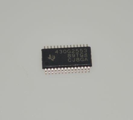 MSP430G2553IPW28R: 16MHz 16-bit Ultra-Low-Power MCU with 16KB Flash, 512B RAM, 10-bit ADC, Timer, UART/SPI/I2C, On-chip Emulation and Extended Temp Range for Embedded Systems