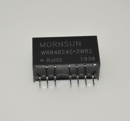 WRB4824S-3WR2 Zaawansowany zasilacz szynowy 48V 2,4kW Ultra-szerokie wejście 85-264VAC 300% mocy szczytowej, Aktywny PFC Niski prąd upływu -40°C do +85°C Praca Ochrona IP67 Odporność C1/C2 i gotowość 5G