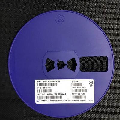 1N4148WS Dioda przełączająca dużej szybkości, napięcie znamionowe 100V, prąd 150mA, ultra-niska pojemność 2pF, czas regeneracji 4ns, miniaturowe obudowa SOD-323, kwalifikacja AEC-Q101 dla zastosowań motoryzacyjnych i ogólnego przeznaczenia