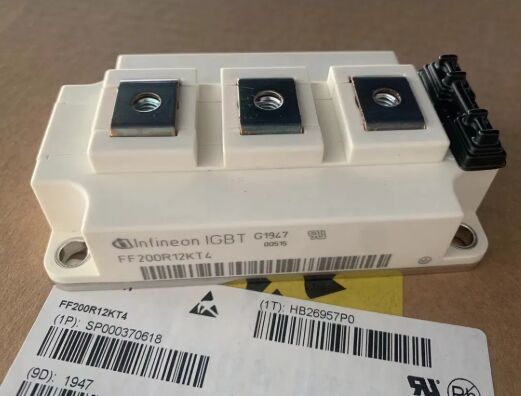 FF200R12KT4 1200V 200A Moduł IGBT Niskie VCE (sat) Wysoka odporność na zwarcie niskie straty przełączania wysoka izolacja dla napędów silników przemysłowych i wysokiej mocy UPS