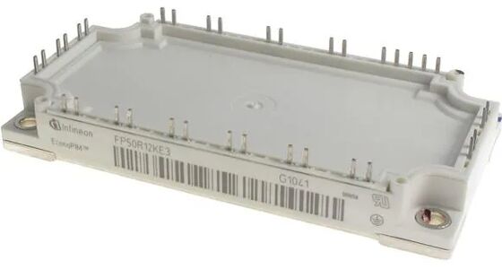 FP50R12KE3 1200V 50A PIM IGBT Moduł TRENCHSTOP™ IGBT3 Niskie VCE(sat) Niskie straty przełączania Zintegrowany prostownik i hamulec Miedziana płyta bazowa NTC Do napędów silnikowych