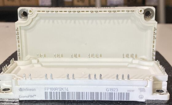 FP100R12KT4 1200V 100A PIM IGBT Module TRENCHSTOP™ IGBT4 Niska VCE(sat) 2.1V Zintegrowany prostownik i hamulec Miedziana płyta bazowa NTC Niskie straty przełączania Do napędów silnikowych