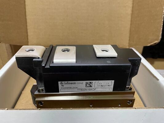 TT600N16KOF 1600V 600A Podwójny moduł tirystoru Niski VF 1,32V Wysoki przepływ 21kA Technologia kontaktu ciśnienia Izolowana płytka bazowa brama rowu UL Certyfikowany do miękkich starterów i korektorów