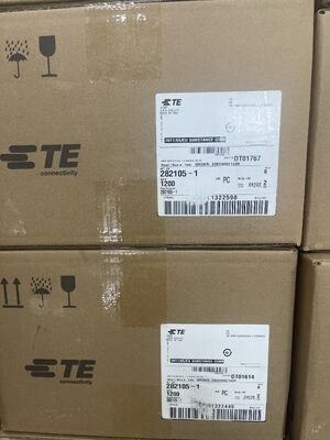 282105-1 3-pozycyjny złącz z rastrem 5,0 mm, pionowy do montażu przewlekanego, ekranowany, z blokadą cierną, spolaryzowany, znamionowy prąd 9A, do zasilaczy i sterowania przemysłowego