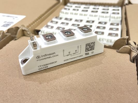 TT120N16SOFHPSA1 moduł SCR 1600V Vdrm 120A Itav styk ciśnieniowy wysoki udar niska strata klasa przemysłowa do kontroli mocy